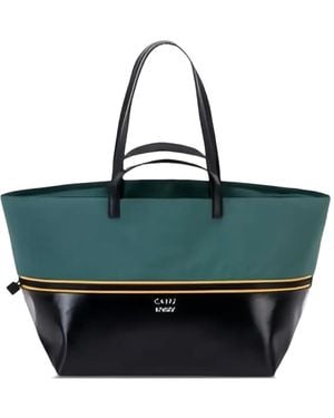 CAHU X K-Way Pratique Tote Bag - Blue