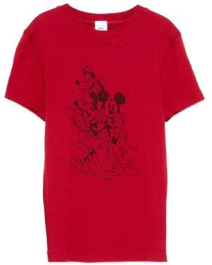 RE/DONE Camiseta Con Estampado Gráfico De Monnalisa X Disney - Rojo