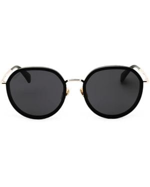 Max Mara Round-Frame Sunglasses - Black