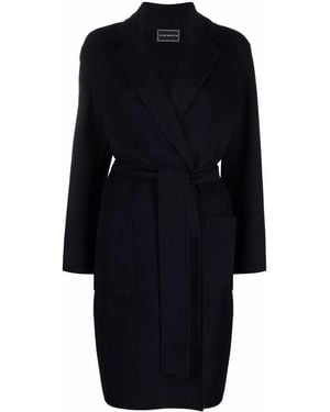 10 Corso Como Belted Single-Breasted Coat - Azul
