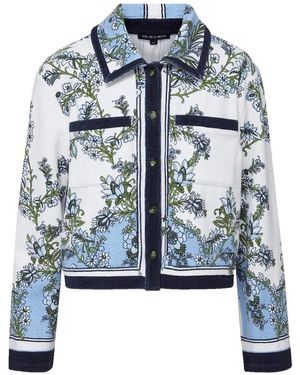 Veronica Beard Novelle Floral Shirt - Blue
