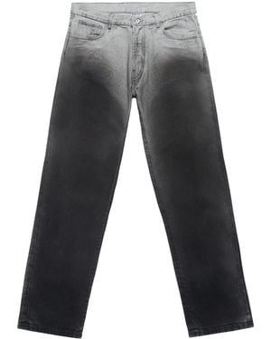 Marcelo Burlon Gradient-Effect Jeans - Grey