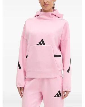 adidas Z.n.e カンガルーポケット パーカー - ピンク