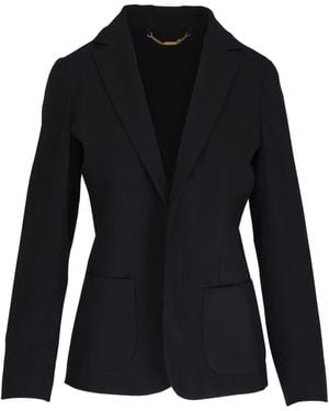 Kiton Blazer Met Opgestikte Zakken - Zwart