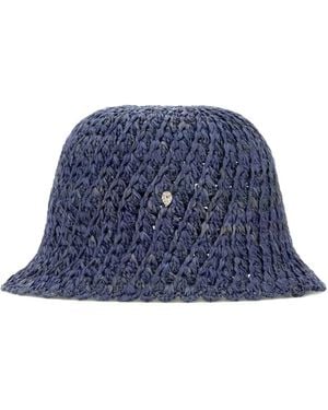 Helen Kaminski Rio Raffia Bucket Hat - Blue