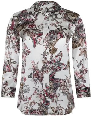 L'Agence Dani Floral Blouse - Grey