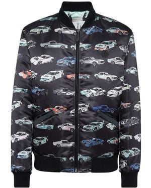 Philipp Plein Cars Racing Bomber Jacket - Blue