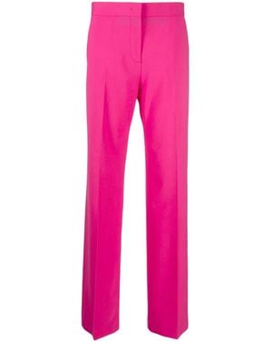 MSGM Pantaloni A Gamba Ampia - Rosa