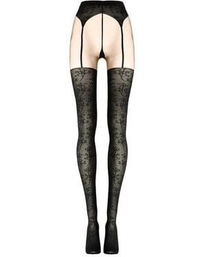 Wolford Passion Flower Tights - White