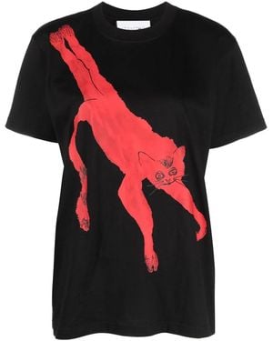 AZ FACTORY T-Shirt Con Stampa Suricato - Nero