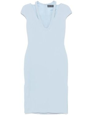 David Koma Cady Midi Dress - Blue