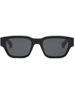 Ami Paris Logo-Detail Sunglasses - Black
