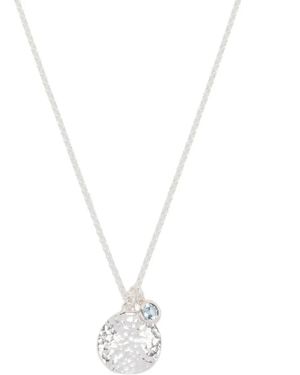 Dower & Hall Topaz-Embellished Pendant Necklace - White
