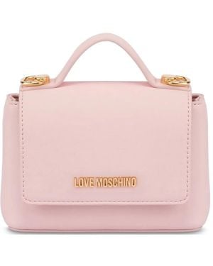 Love Moschino ロゴ ハンドバッグ - ピンク