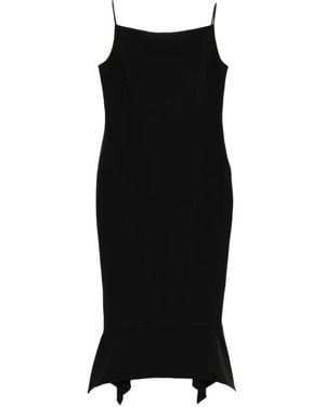 Roland Mouret Fishtail-Hem Dress - Black
