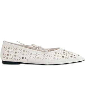 Alohas Zapatos de tacón Sway Slit - Blanco
