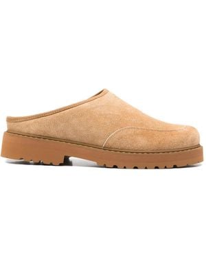 Diemme Round-Toe Mules - White
