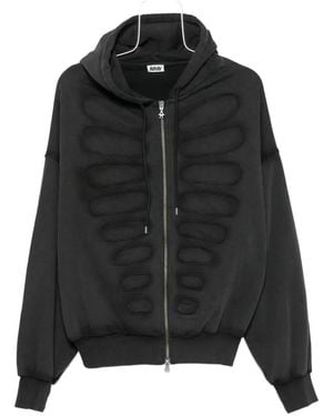 AVAVAV Tim Panelled Zip-Up Hoodie - Black