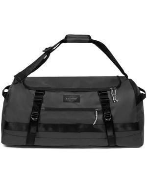 Eastpak Logo-Patch Buckle-Strap Backpack - Black