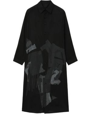 Y's Yohji Yamamoto Klassisches Kleid - Schwarz