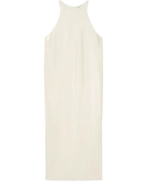Aeron Sade Sequined Midi Dress - White