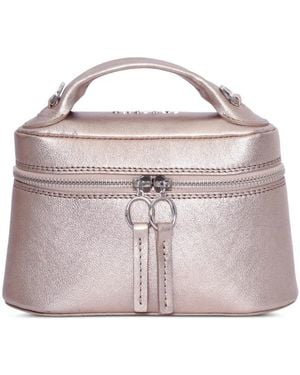 Orciani Mini Joy Pepita Leather Tote Bag - Pink