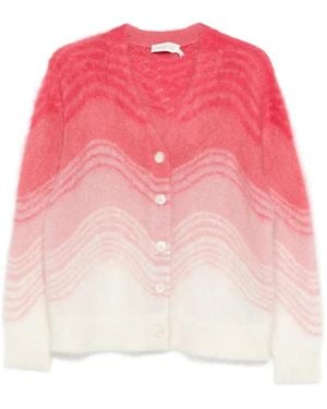 Zimmermann Cardigan Rebellion Wave - Rose