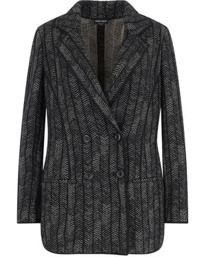 Giorgio Armani Double-breasted Blazer - ブラック