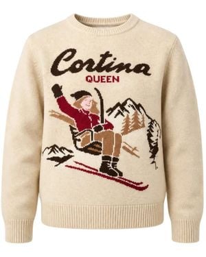 MC2 Saint Barth Intarsia-Knit Sweater - Pink