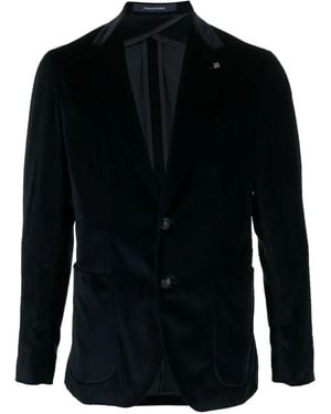 Tagliatore Blazer Con Placca Logo - Nero