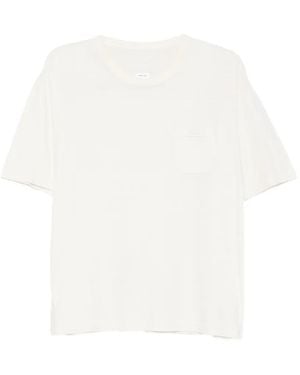 Visvim Camiseta Jumbo Con Bolsillo En El Pecho - Blanco