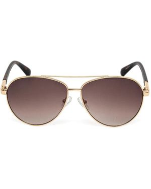 GUESS EYEWEAR Pilot-Frame Sunglasses - Brown