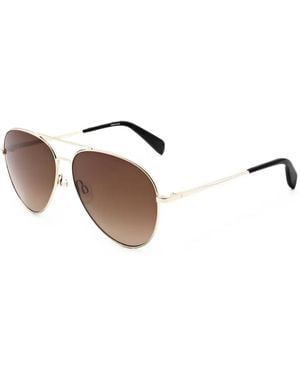 Rag & Bone Pilot-Frame Sunglasses - White
