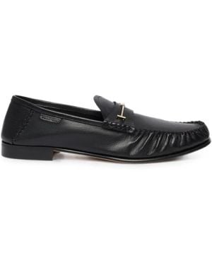 Tom Ford Mocassins En Cuir À Bride Salomé - Noir