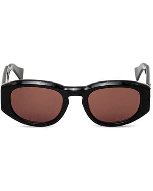 Vivienne Westwood Lunettes De Soleil À Monture Ovale - Marron