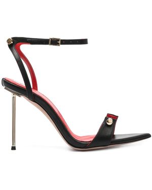HARDOT 115Mm Bar-Pin Sandals - Black