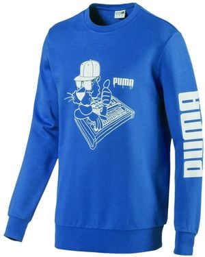 PUMA Crew-Neck Sweatshirt - Blue