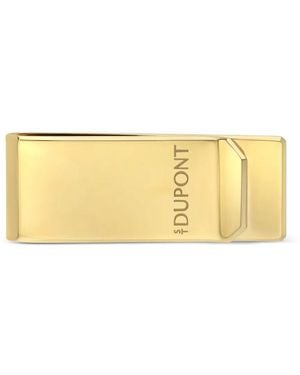 ST Dupont Pince À Billets À Logo Gravé - Natural