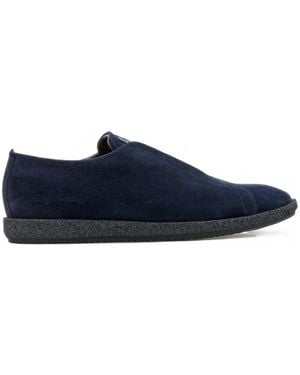 Neil Barrett Suede Slip-On Shoes - Blue