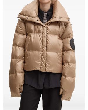 MMC Studio Rafo Hooded Patch Jacket - Brown