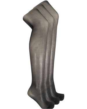Dolce & Gabbana Three-Pack Tights - Gray