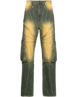 JUNTAE KIM Corset Cargo Jeans - Blue