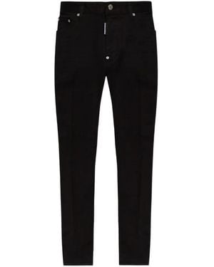 DSquared² Garment Dyed Teddy Jeans - Black