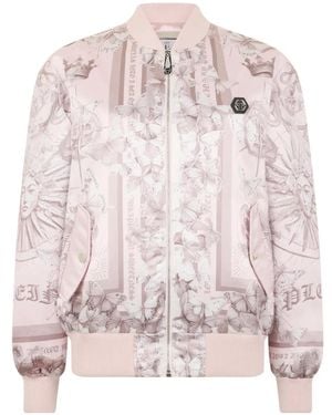 Philipp Plein Bomber Jacket - Pink