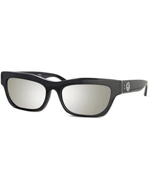 Linda Farrow Sonnenbrille Mit Eckigem Gestell - Schwarz