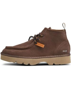 Pànchic P009 Suede Boots - Brown