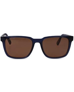 Lacoste Square-Frame Sunglasses - Blue