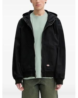 Dickies Zip-Up Hooded Jacket - Black