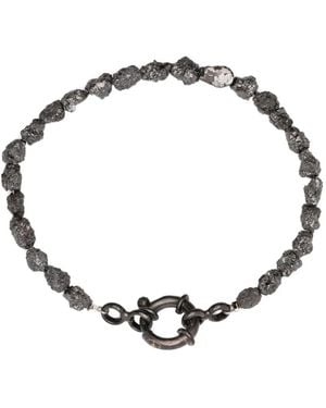 KUNDO Armband Mit Schwarzen Rhodium-Diamanten - Mettallic