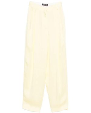 Fabiana Filippi Pleated Tapered Trousers - White